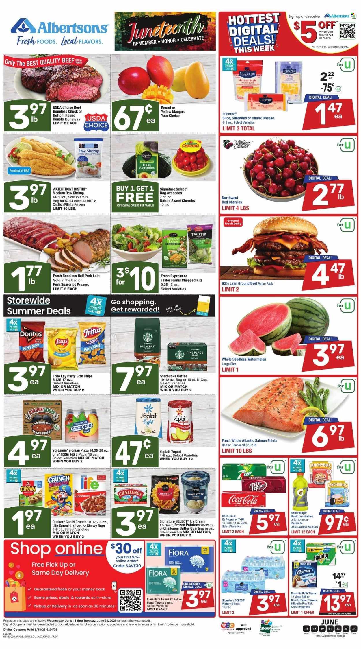 Albertsons ad - 06/18/2025 - 06/24/2025. Page 1