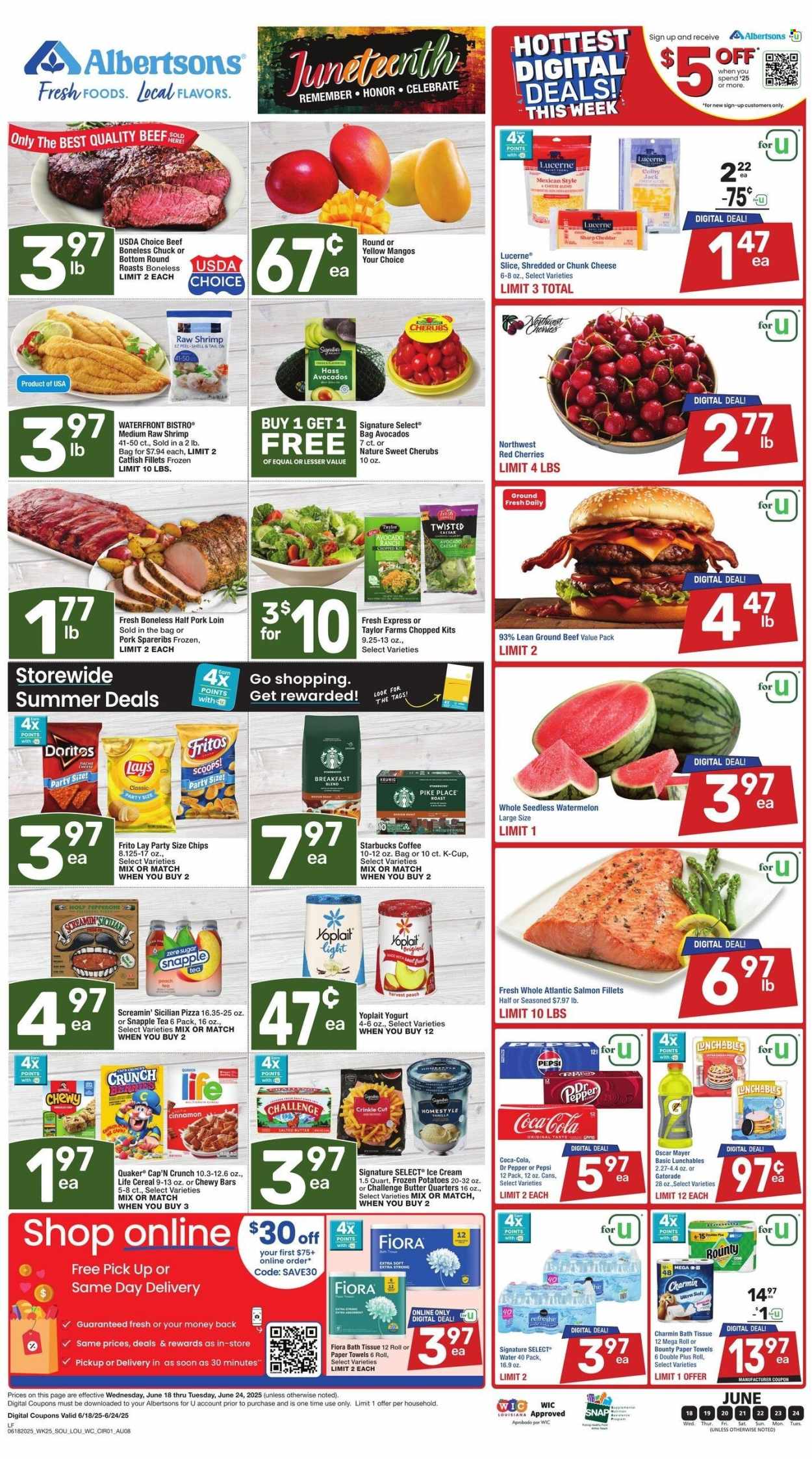 Albertsons ad - 06/18/2025 - 06/24/2025. Page 1