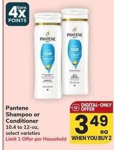 Pantene Shampoo or Conditioner - 10.4 to 12 - oz, select varieties