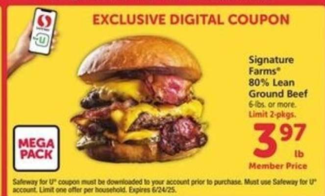 Signature Farms 80% Lean Ground Beef