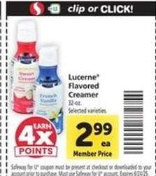 Lucerne Flavored Creamer