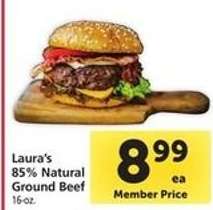 Laura's 85% Natural Ground Beef
