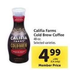 Califia Farms Cold Brew Coffee