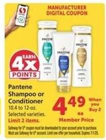 Pantene Shampoo or Conditioner