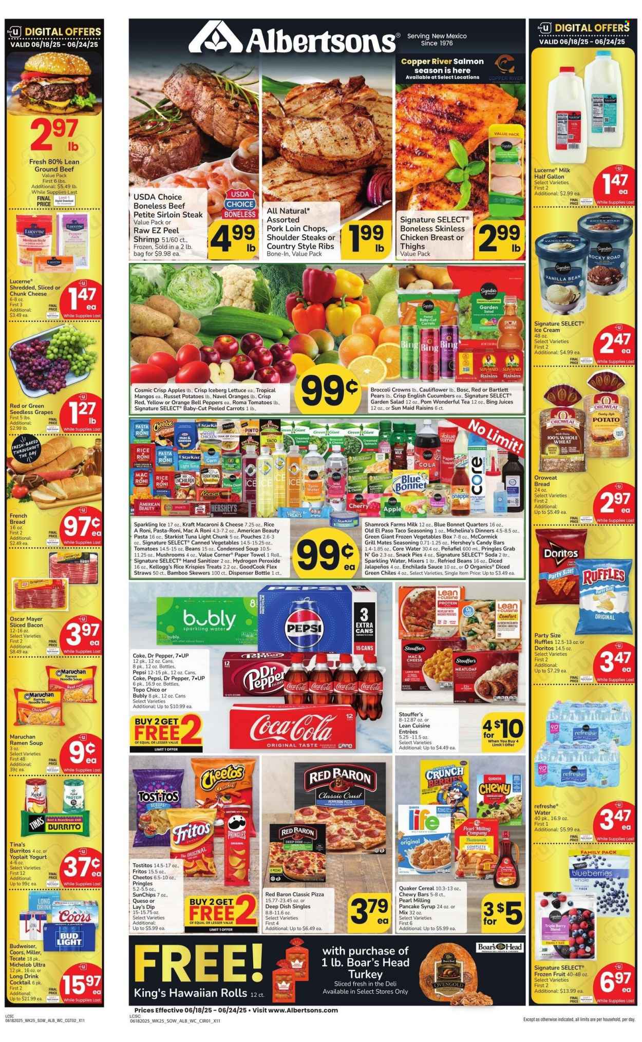 Albertsons ad - 06/18/2025 - 06/24/2025. Page 1