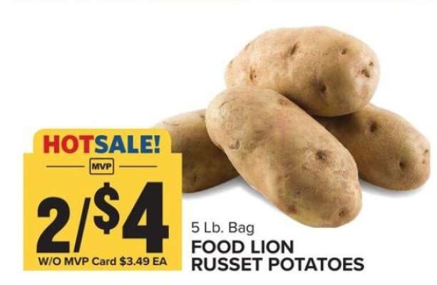 FOOD LION RUSSET POTATOES