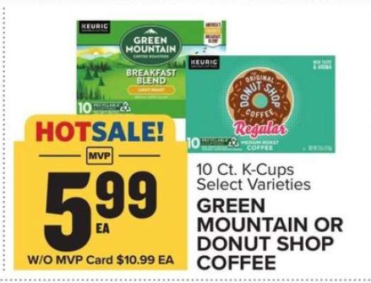 Green Mountain or Donut Shop Coffee