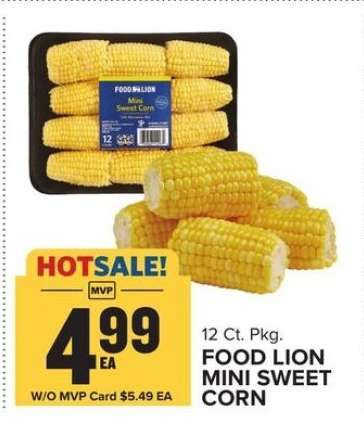 Food Lion Mini Sweet Corn