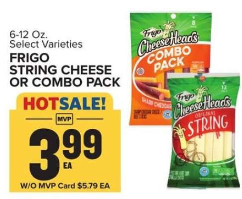 Frigo String Cheese or Combo Pack