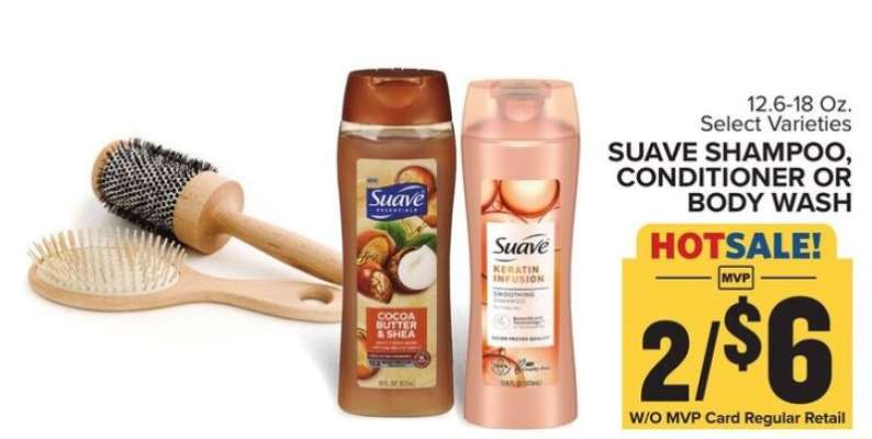 Suave Shampoo, Conditioner or Body Wash