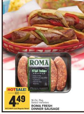ROMA Fresh Dinner Sausage