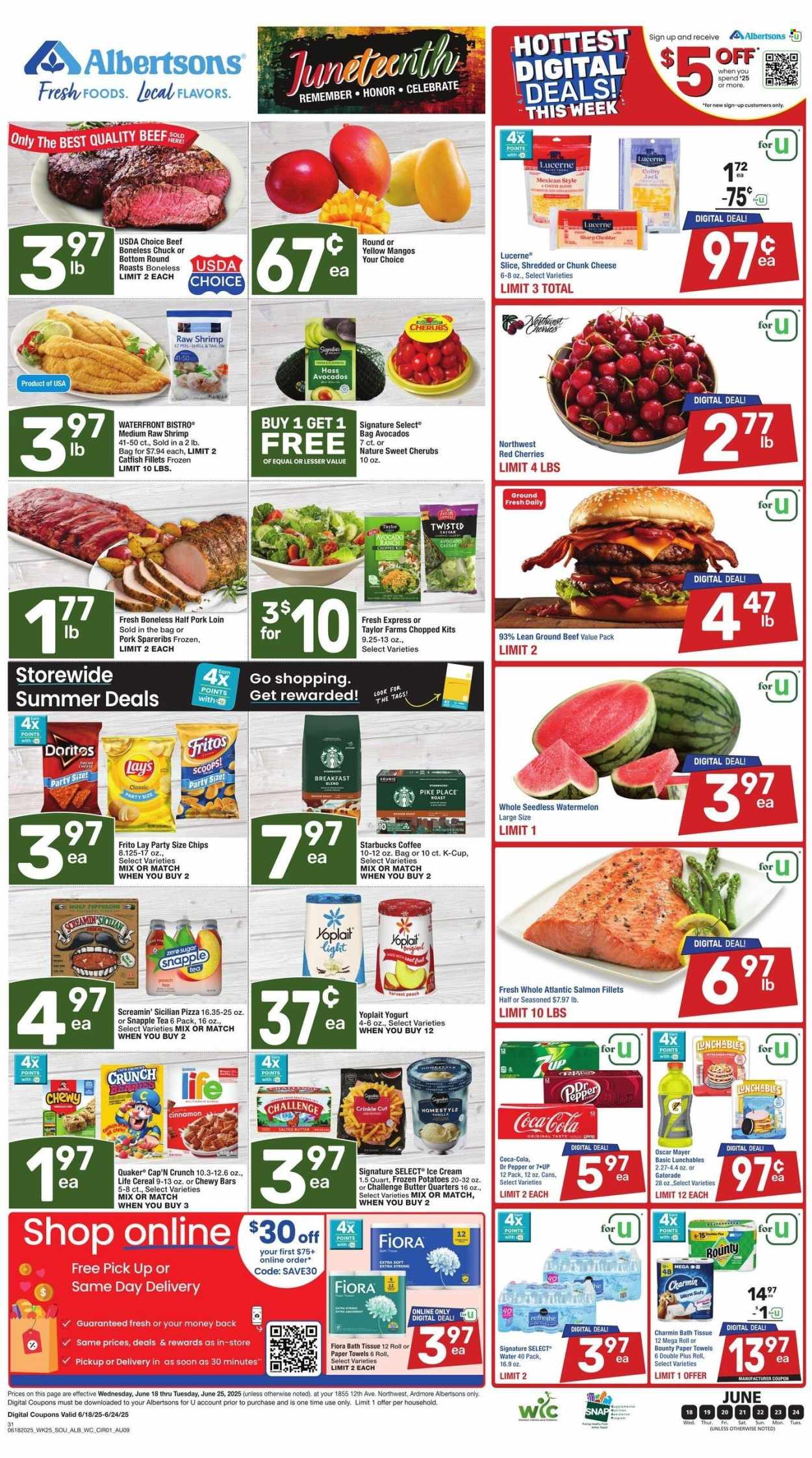 Albertsons ad - 06/18/2025 - 06/24/2025. Page 1