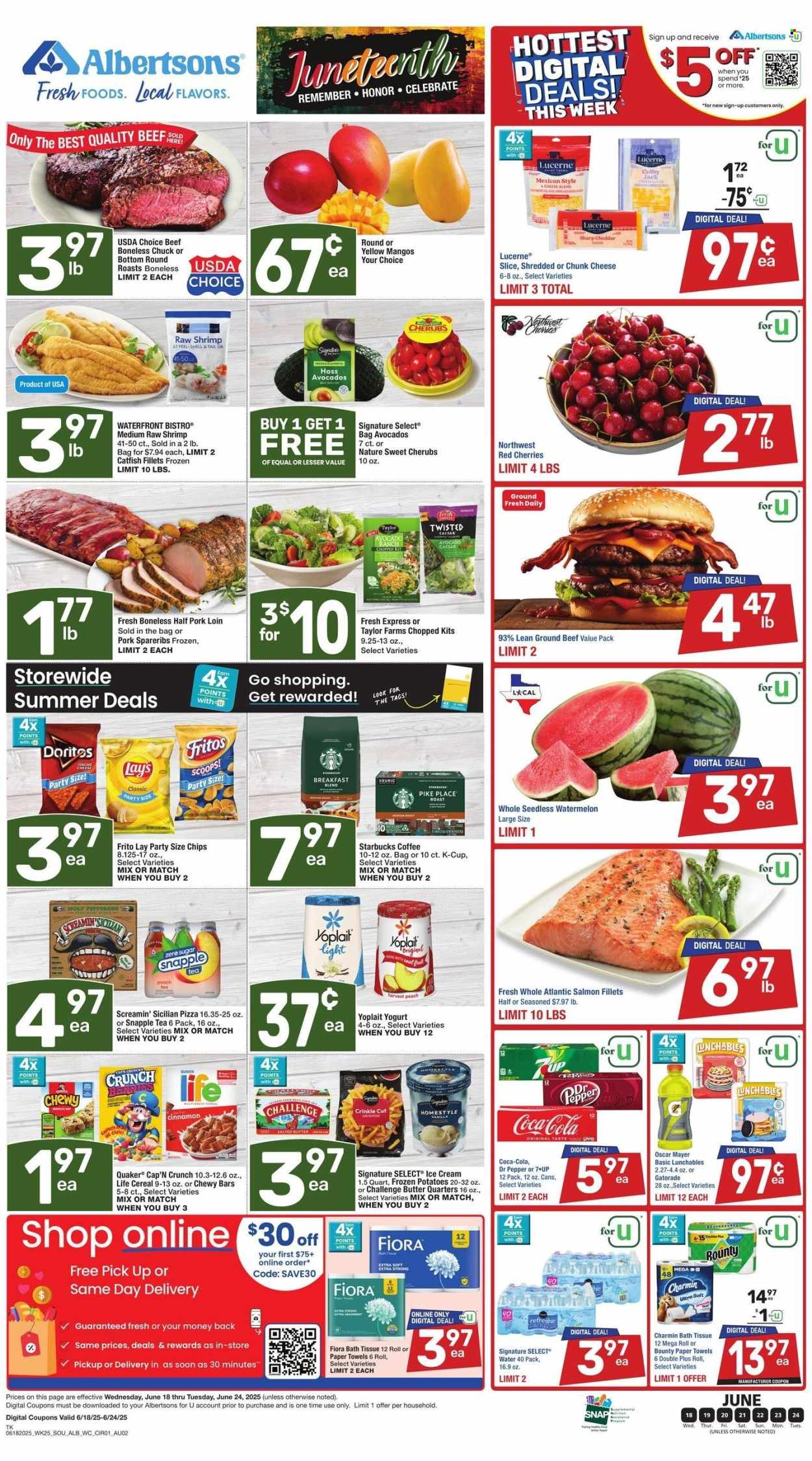 Albertsons ad - 06/18/2025 - 06/24/2025. Page 1
