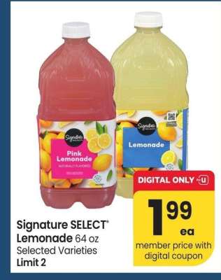 Signature SELECT® Lemonade - 64 oz Selected Varieties