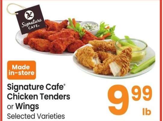 Signature Cafe® Chicken Tenders or Wings - Selected Varieties