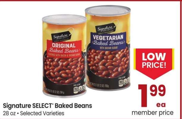 Signature SELECT® Baked Beans - 28 oz • Selected Varieties