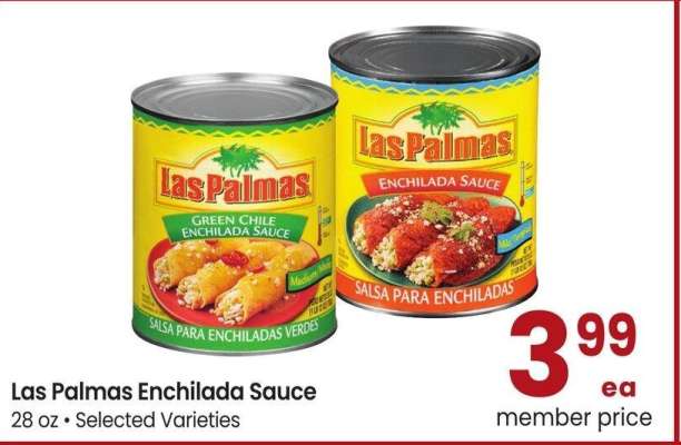 Las Palmas Enchilada Sauce - 28 oz • Selected Varieties