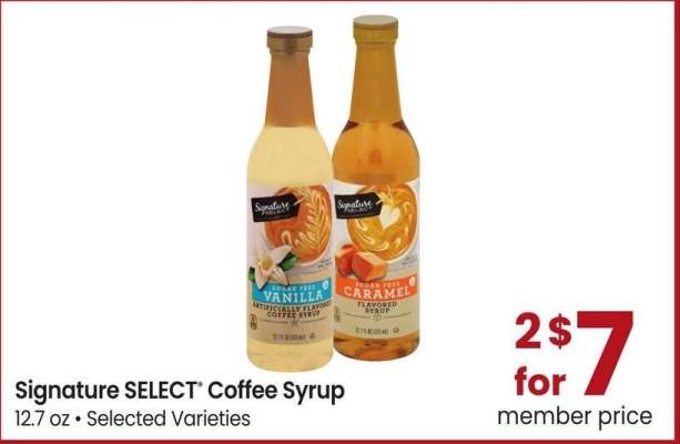Signature SELECT® Coffee Syrup - 12.7 oz • Selected Varieties