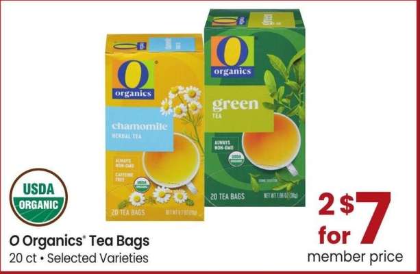 O Organics® Tea Bags - 20 ct • Selected Varieties