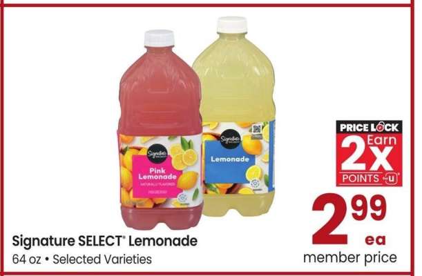 Signature SELECT® Lemonade - 64 oz • Selected Varieties