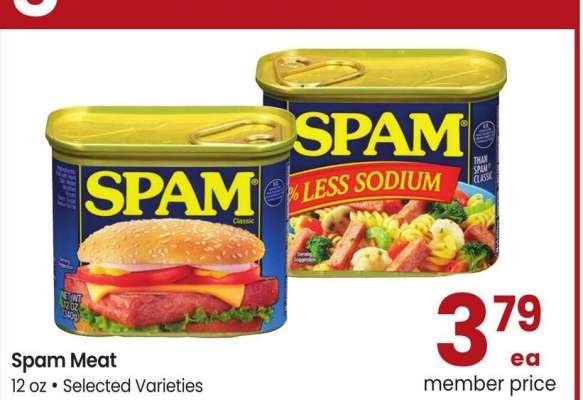 Spam Meat - 12 oz • Selected Varieties