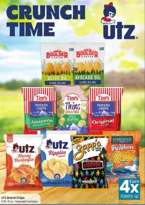 UTZ Brand Chips - 5.25-8 oz • Selected Varieties
