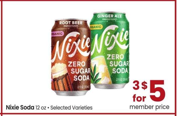 Nixie Soda - 12 oz • Selected Varieties