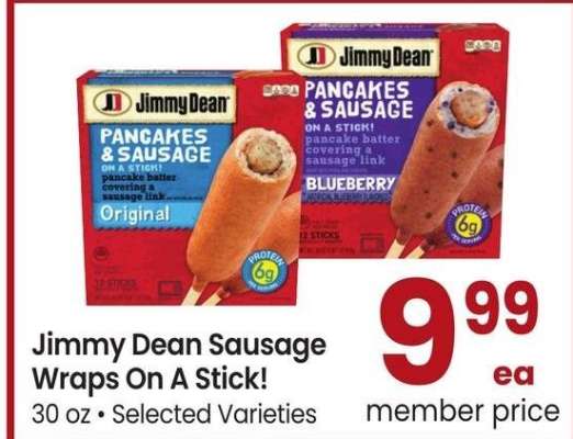 Jimmy Dean Sausage Wraps On A Stick! - 30 oz • Selected Varieties