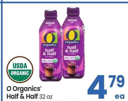O Organics® Half & Half - 32 oz
