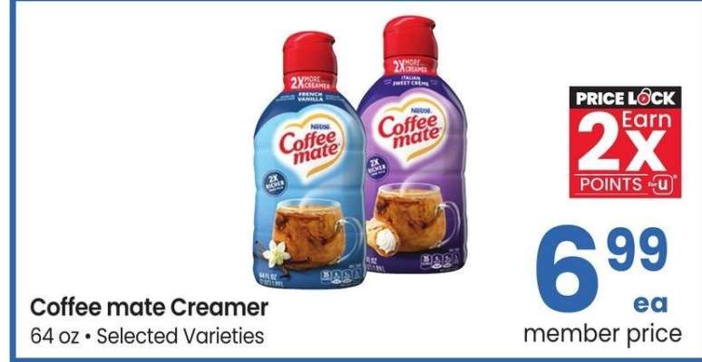 Coffee mate Creamer - 64 oz • Selected Varieties