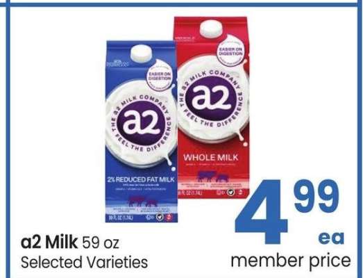 a2 Milk - 59 oz Selected Varieties