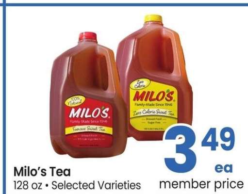 Milo's Tea - 128 oz • Selected Varieties