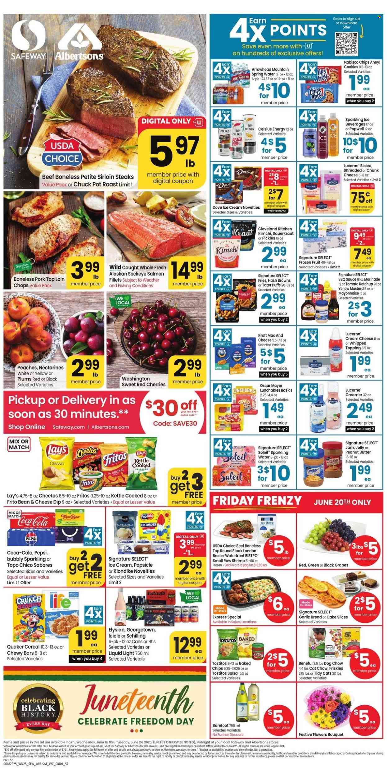 Albertsons ad - 06/18/2025 - 06/24/2025. Page 1