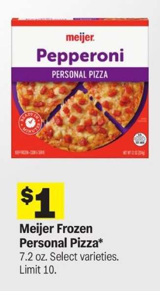 Meijer Frozen Personal Pizza*
