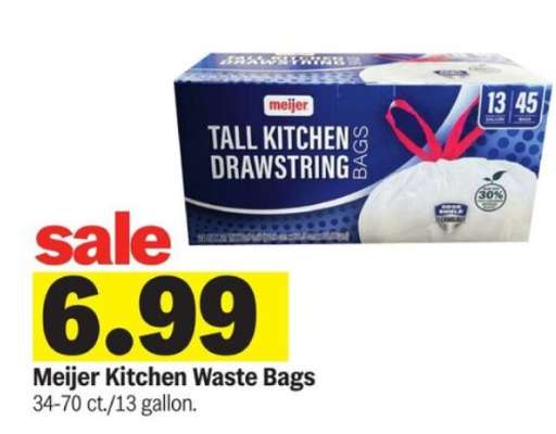 Meijer Kitchen Waste Bags