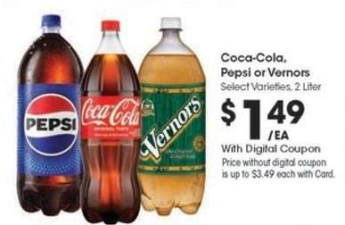 Coca-Cola, Pepsi or Vernors