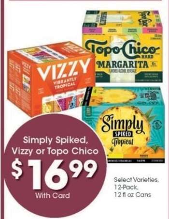Simply Spiked, Vizzy or Topo Chico