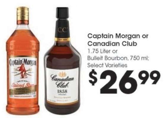Captain Morgan or Canadian Club