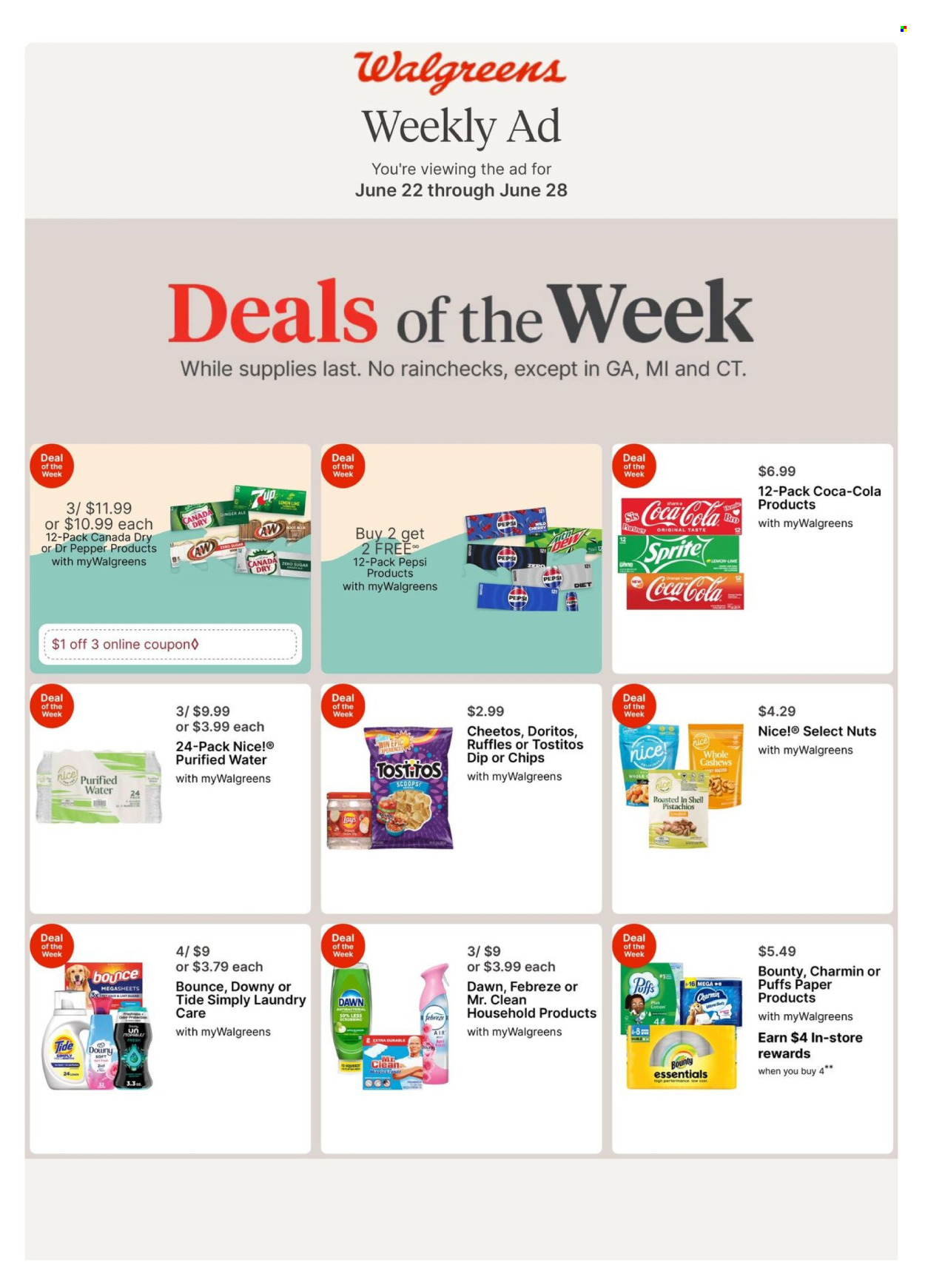 Walgreens ad - 06/22/2025 - 06/28/2025. Page 1