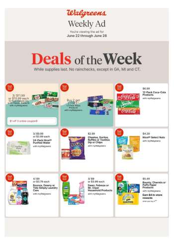 Walgreens Flyer - 06/22/2025 - 06/28/2025.