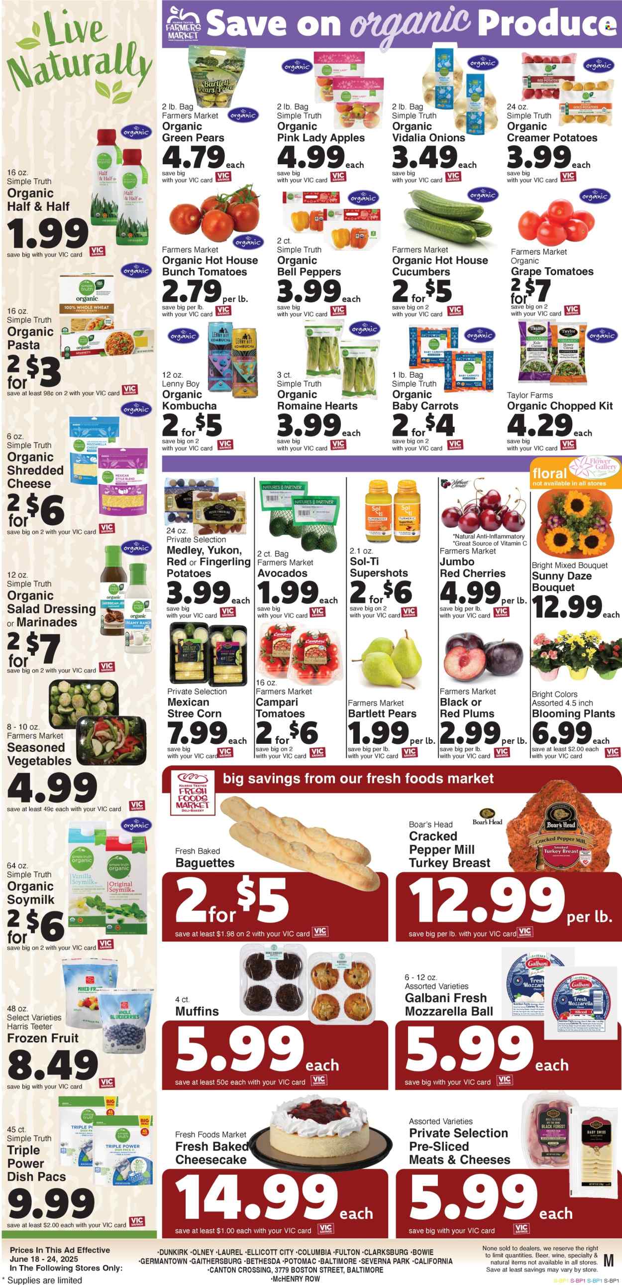 Harris Teeter ad - 06/18/2025 - 06/24/2025. Page 12