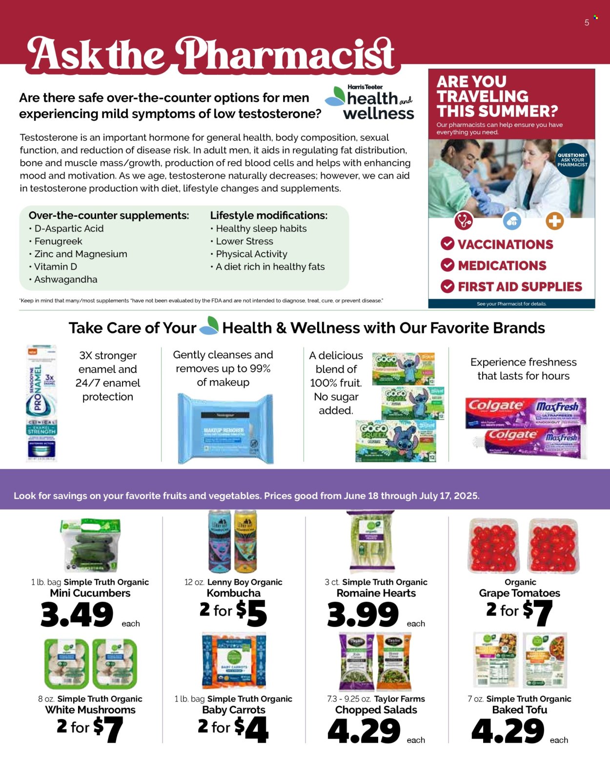 Harris Teeter ad - 06/18/2025 - 07/17/2025. Page 5