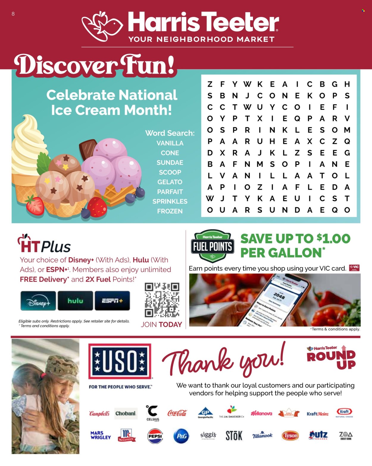 Harris Teeter ad - 06/18/2025 - 07/17/2025. Page 8