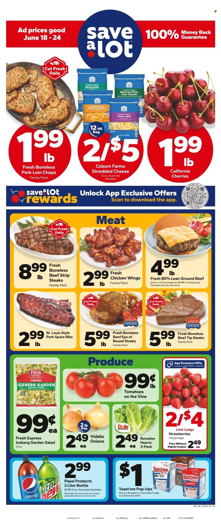Save a Lot ad - 06/18/2025 - 06/24/2025. Page 1