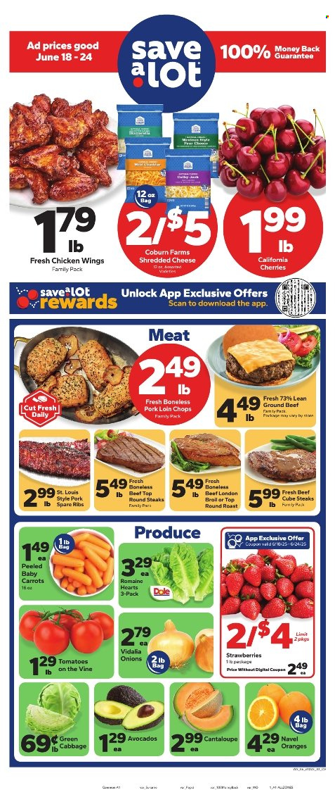 Save a Lot ad - 06/18/2025 - 06/24/2025. Page 1