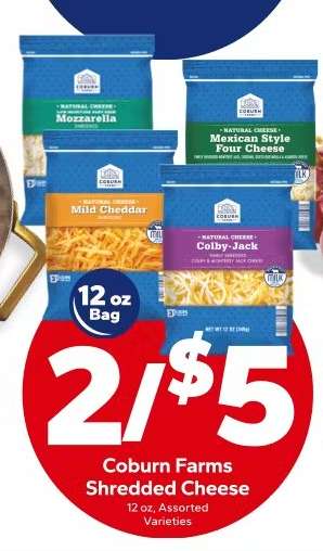 Coburn Farms Shredded Cheese