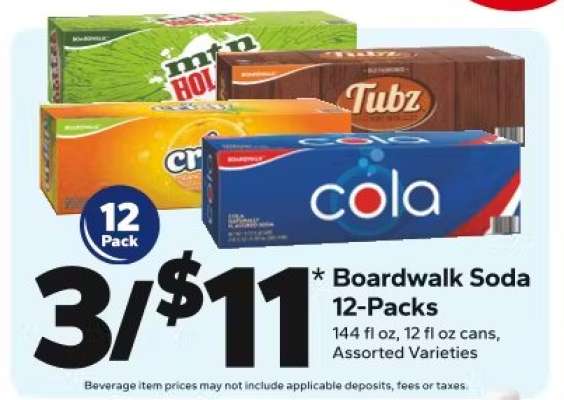 Boardwalk Soda 12-Packs