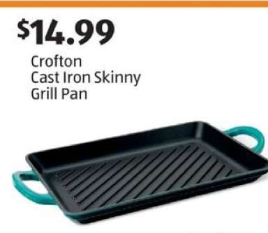 Crofton Cast Iron Skinny Grill Pan