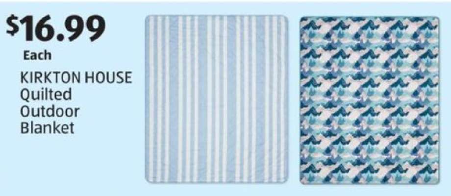 KIRKTON HOUSE Quilted Outdoor Blanket