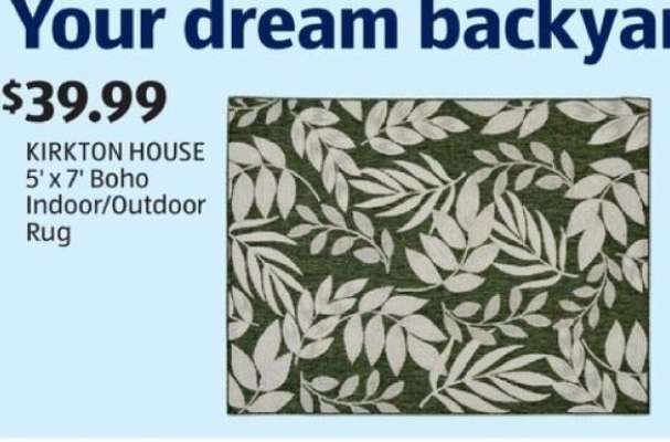 KIRKTON HOUSE 5' x 7' Boho Indoor/Outdoor Rug